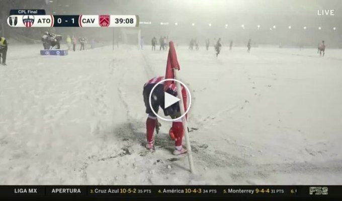 Снежный финал Канадской Премьер-лиги