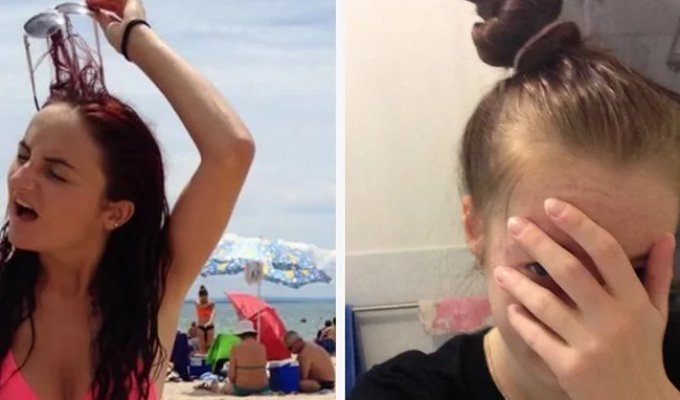 23 Examples of How Long Hair Ruins Your Life (24 photos)