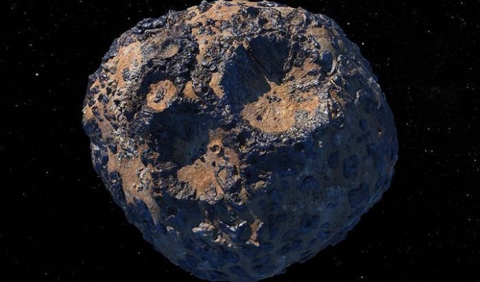 У жовтні NASA запустить зонд до астероїда вартістю $10 квадрільйонів (3 фото)