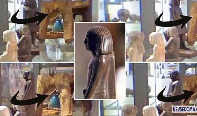 Ожившая статуя древнеегипетского бога Осириса (7 фото + видео)