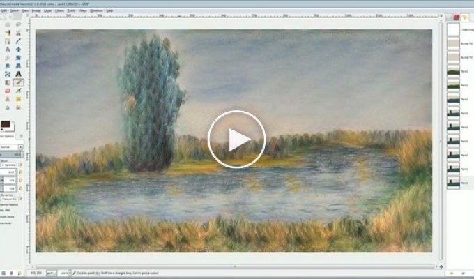 Компьютерная программа превращающая рисунки пользователя в произведения искусства