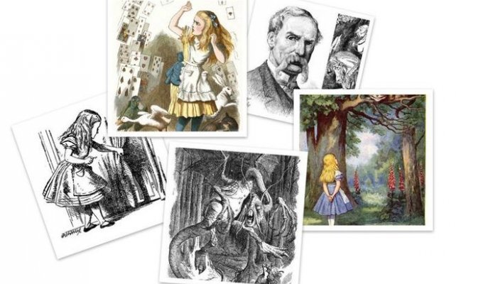 История иллюстраций к первому изданию «Алисы в Стране Чудес» (11 фото)