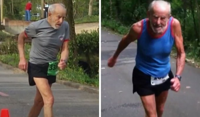 Легендарный 100-летний дед из Цинцинатти занимается бегом более уже 60 лет (11 фото)