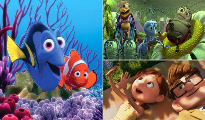 Знакомимся с лучшими мультфильмами студии Pixar (12 фото)