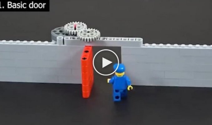 Интересные варианты дверей из LEGO 