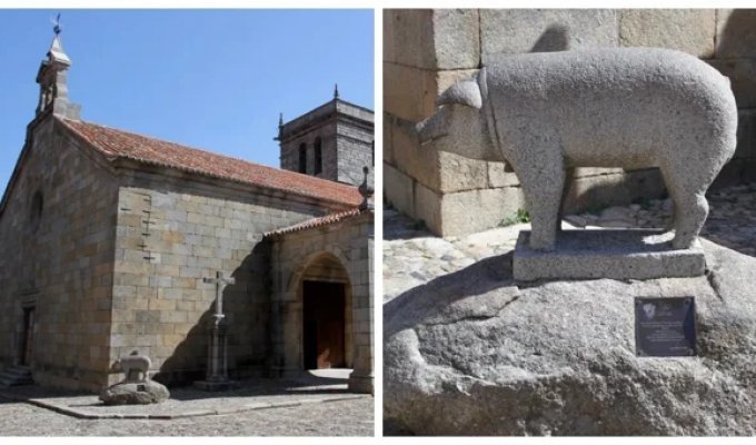 The statue of St. Anthony the pig is a lovely greeting from the departed centuries (9 photos)