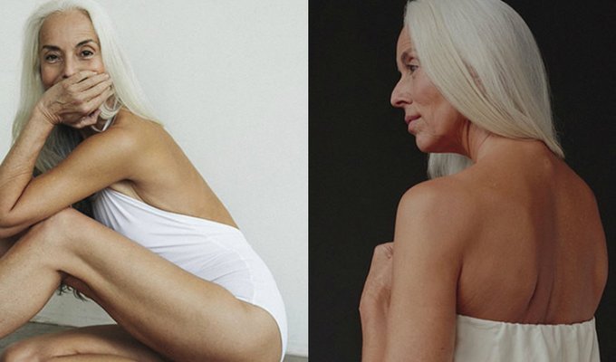 61-летняя модель Ясмина Росси снялась в рекламе купальников (8 фото)
