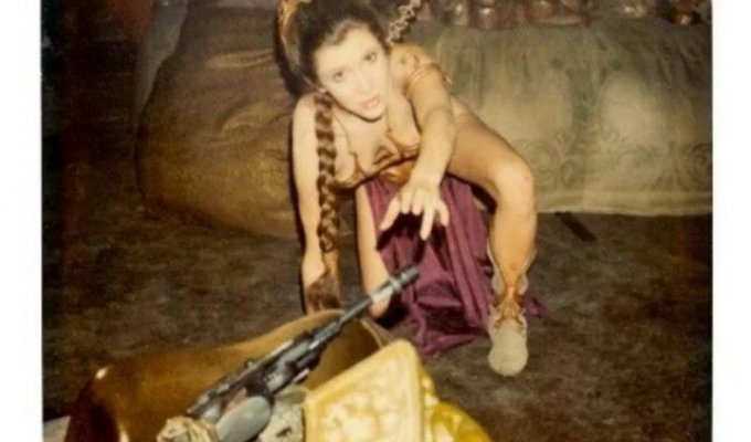 Закулисные полароидные фотографии со съёмок фильма «Звёздные войны Возвращение джедая» (44 фото)