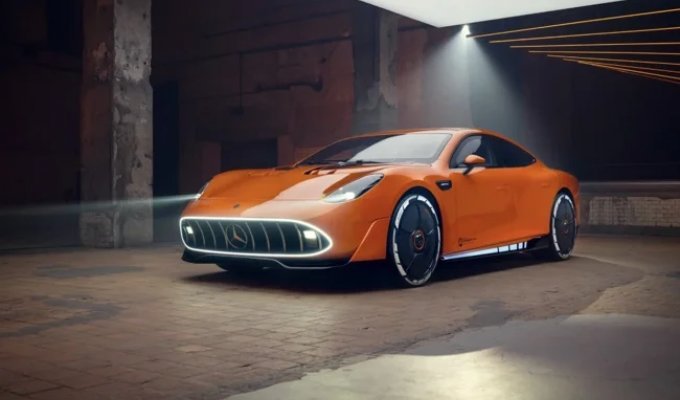 Mercedes продолжает ходить по граблям. Представлен AMG GT - концепт электрического гиперкара (8 фото)