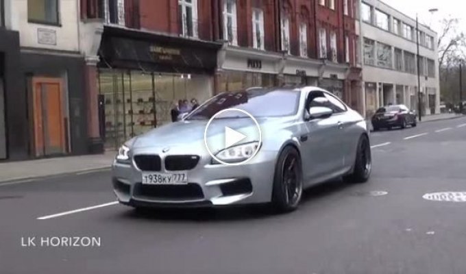 Лондонская полиция выписала 60 штрафов злостному нарушителю на BMW M6 с российскими номерами (3 фото + видео)