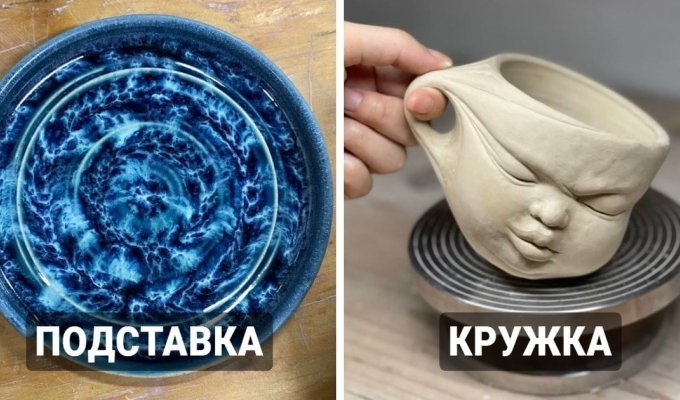 15 unusual ceramic gizmos that people blinded with their own hands (16 photos)