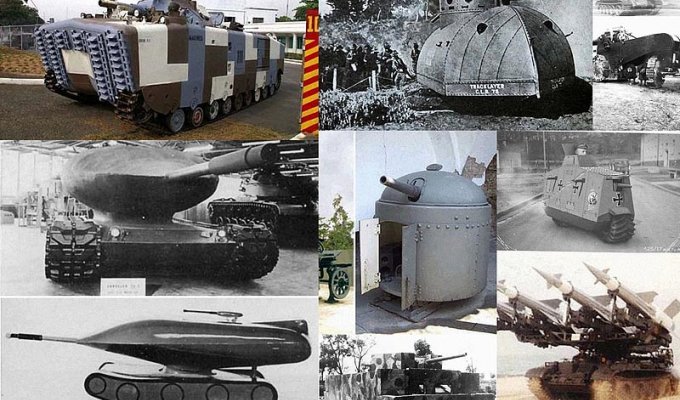 ТОП 10 самых удивительных танков 20 века (10 фото)
