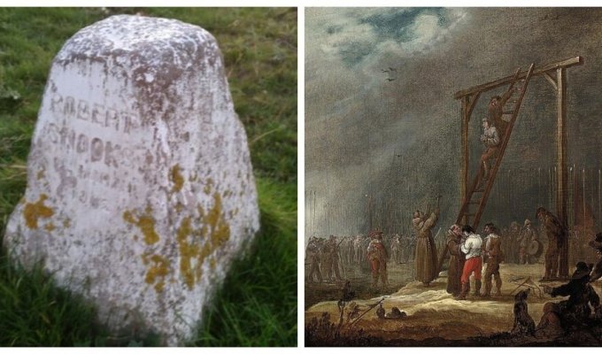 The grave of Snooks - the last British highwayman (7 photos)