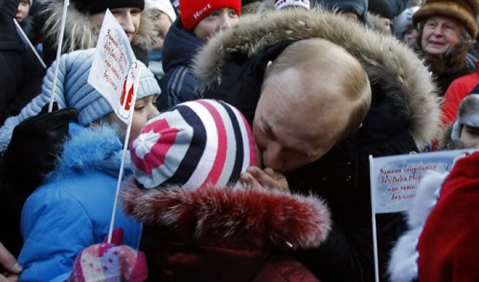Коллекция поцелуев Путина (23 фото)