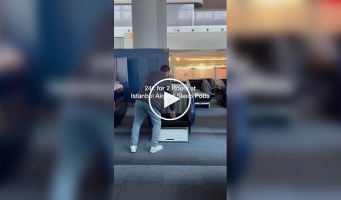 В аэропорту Стамбула появились капсулы для сна