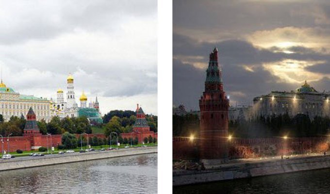 Мировые достопримечательности до и после апокалипсиса (56 фото)