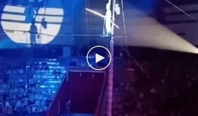 Канатоходец рухнул с высоты во время выступления в тюменском цирке