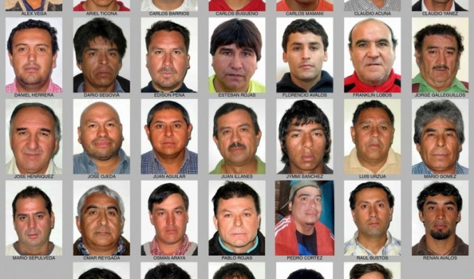 Чилийские шахтеры (42 фото)