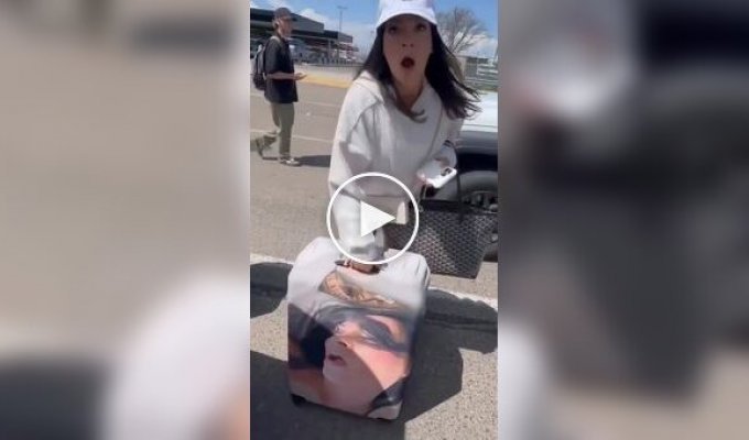 Уникальный чехол для чемодана