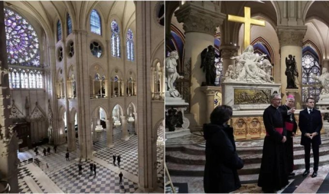 Notre Dame Cathedral has been completely restored (11 photos + 1 video)