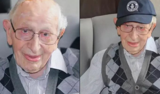 112-year-old Briton becomes oldest man in the world (3 photos)