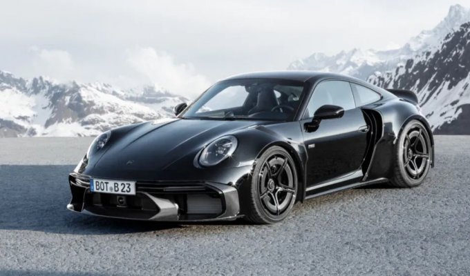 Porsche 911 Turbo S pumped up to 900 forces (10 photos)