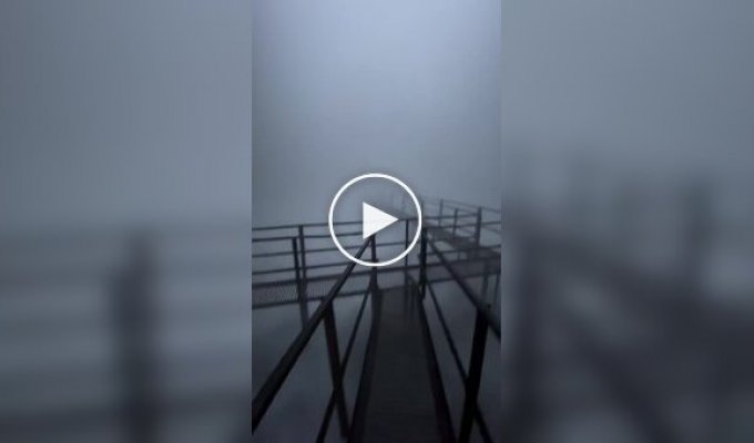 С высоты градирни: парень показал впечатляющий вид сверху