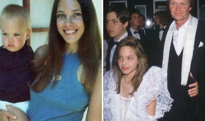 Childhood photos of celebrities and their parents (14 photos)