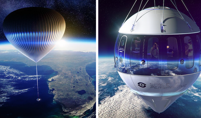 Компания Space Perspective представила дизайн капсулы для космического туризма (7 фото + 1 видео)