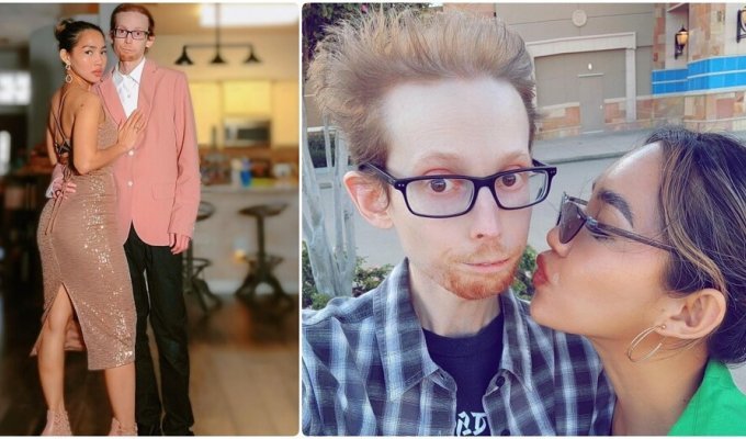 Guy gets humiliated for being too ugly and unworthy of his beautiful girlfriend (7 photos)