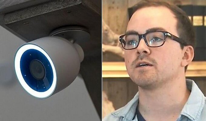 Хакер, взломавший камеру безопасности, пообщался с домовладельцем в США (2 фото + 1 видео)