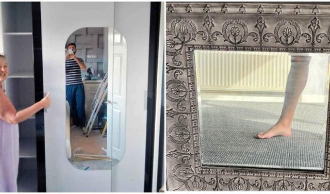 30 funny photos of people who sell their mirrors (31 photos)
