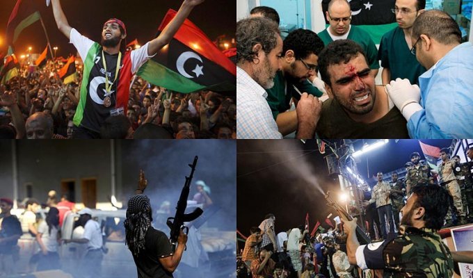 Каддафи теряет Ливию (23 фото)