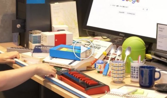 Новая разработка Google Japan — клавиатура в длину выше среднестатистического японца