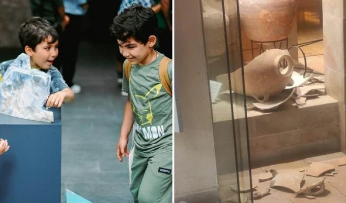 A child broke a jug aged 18 years in a museum 3500 years (6 photos)