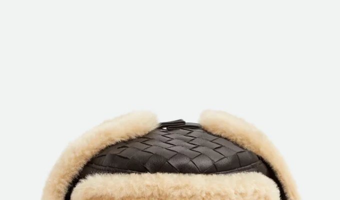 Шапка-ушанка от Bottega Veneta (7 фото)