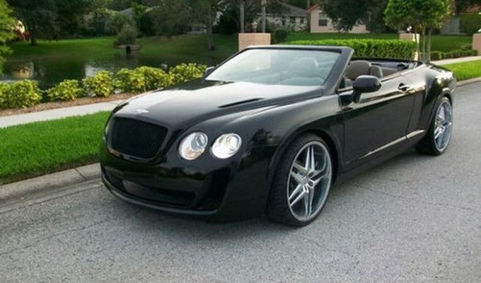 Bentley Continental Supersports Convertible из старого Chrysler Sebring (15 фото)