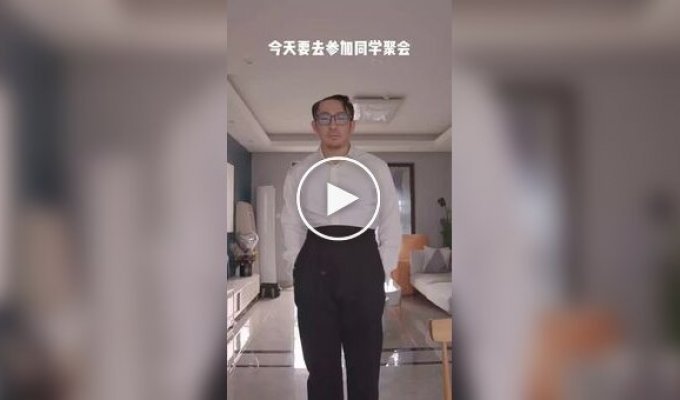 Китайский мужчина показал невероятное преображение