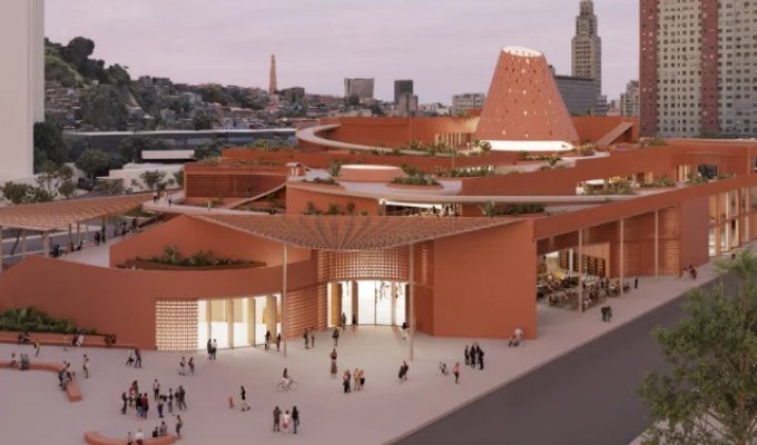 Проект библиотеки в Рио-де-Жанейро (5 фото)