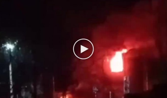 In occupied Gorlovka they announce an arrival and a fire