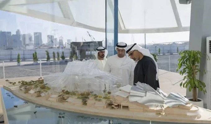 Frank Gehry’s new project in Abu Dhabi: Dar al Funoon (House of Arts) on Saadiyat Island (7 photos)