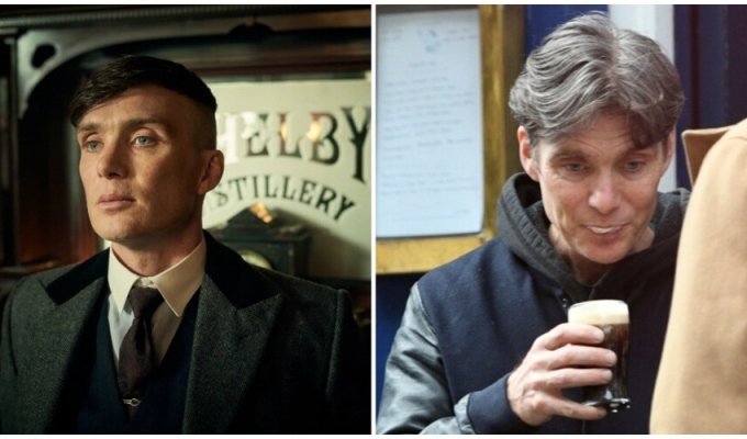 Cillian Murphy was filmed in the alley, where he was drunk urinating (3 photos)
