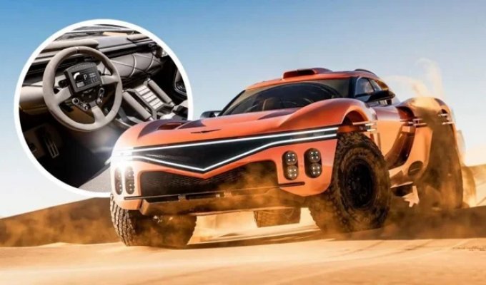 Genesis построила внедорожный концепт с 1100-сильным V8 (9 фото)