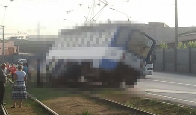 Авария в Новокузнецке (1 фото)