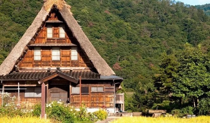 Дома гассё-дзукури (18 фото)