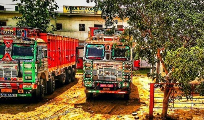 Indian-Style Tuning: Trucks You Can't Take Your Eyes Off of (18 photos)