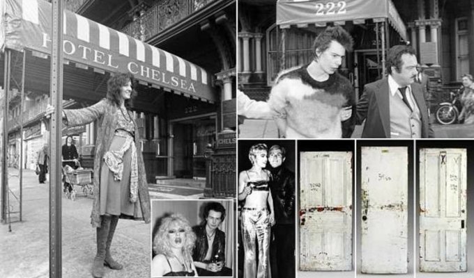 Известный отель «Челси» выставит на аукцион двери номеров в которых жили когда-то знаменитости (10 фото)