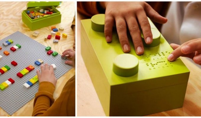 «Кубики Брайля», внешне похожие на LEGO, помогают незрячим детям учиться читать (7 фото + 1 видео)