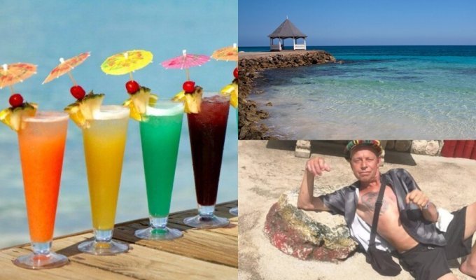 An Englishman in a Jamaican resort wanted to drink all the cocktails from the menu - and died (4 photos)