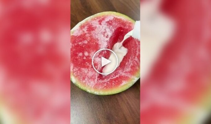 An Unusual Recipe for a Watermelon Dessert